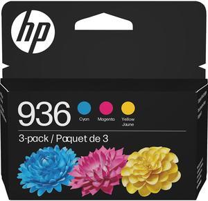 HP 936 Cyan/Magenta/Yellow Standard Yield Ink Cartridges 3/Pack (6C3Z3LN)