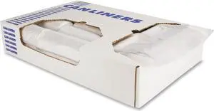 HERITAGE High-Density Coreless Can Liners 60 gal 12 mic 38 x 58 Natural 200 HERITAGE High-Density Coreless Can Liners 60 gal 12 mic 38 x 58 Natural 200