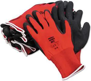 C-Nyl Foam Ctd Glv Pvc Palm Xl Red 12