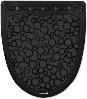 Boardwalk Urinal Mat 2.0, Rubber, 17.5 X 20, Black/White, 6/Carton UMBW
