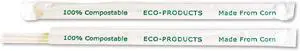 Eco-Products 7.75" Clear Unwrapped Straw - Case 400/PK 24 PK/CT EPST710 Eco-Products 7.75" Clear Unwrapped Straw - Case 400/PK 24 PK/CT EPST710
