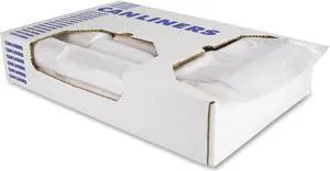 Heritage High-Density Coreless Can Liners 16 gal 6 mic 13 x 19.5 Natural 1000