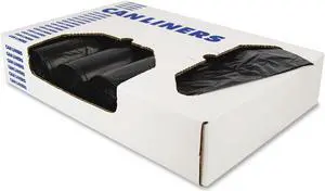 Accufit Low-Density Can Liners 23 gal 0.9 mil 30 x 45 Black 200/Carton