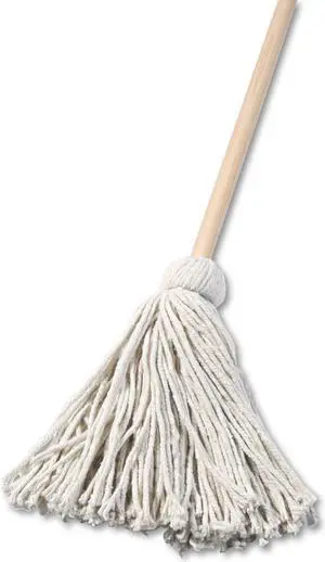 Boardwalk Deck Mop 48" Wooden Handle 16oz Cotton Fiber Head 116C