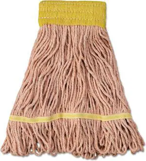 Mop Head Super Loop Head Cotton/Synthetic Fiber Small Orange 12/Carton