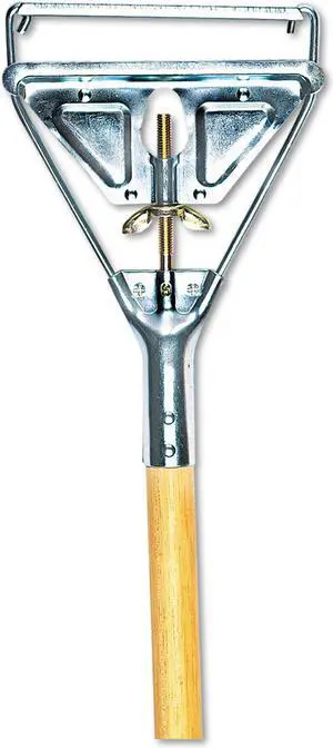 Boardwalk Quick Change Metal Head Mop Handle for No. 20 & Up Heads 54in Wood