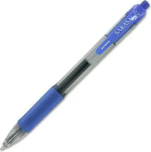 ZEBRA PEN CORP. Sarasa Retractable Gel Pen Blue Ink Medium 36/Pack 46236