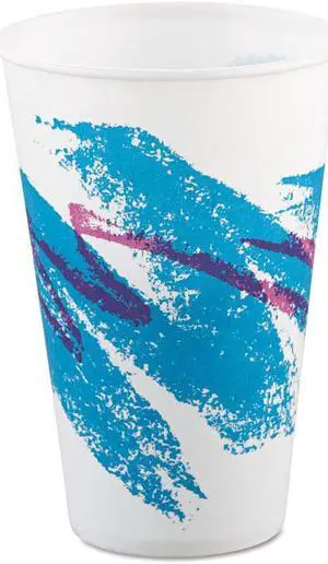 Solo Cup - R12N-J8000 - Symphony Treated-Paper Cold Cups, 12oz, White/Beige/Red, 100/Bag, 20 Bags/Carton
