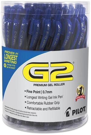 Pilot G2 Premium Retractable Gel Ink Pen Refillable Blue Ink .7 mm 36/Pack 84066
