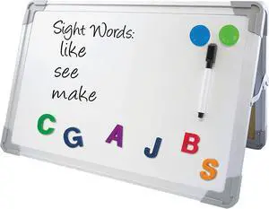 Flipside Magnetic Desktop Easel Set White 500008