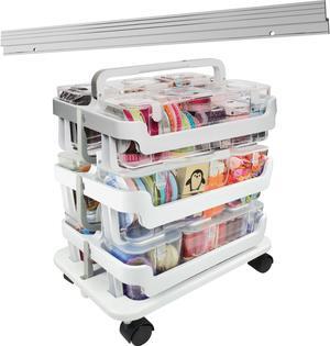 Deflecto Caddy Organizer System Stackable 16"W x 11"L x 22-1/4"H AST 329003BB