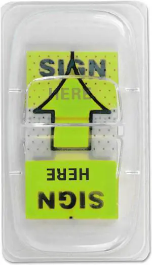 Universal Deluxe Message Arrow Flags "Sign Here" Assorted Colors 120/Pack 99010