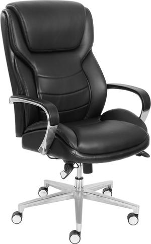 La-Z-Boy ComfortCore Gel Seat Executive Chair - Faux Leather Black Seat - Faux Leather Black Back - 28.5" Width x 32.8"