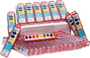 Creative Arts Charles Leonard Watercolor Paint Pans 8 Assorted Colors 1 oz 40536