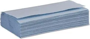 Boardwalk Windshield Paper Towels Unscented 9.125 x 10.25 Blue 250/PK 9 Packs