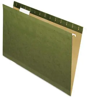 Pendaflex X-Ray Hanging File Folders 1/5 Tab Legal Standard Green 25/Box 415315