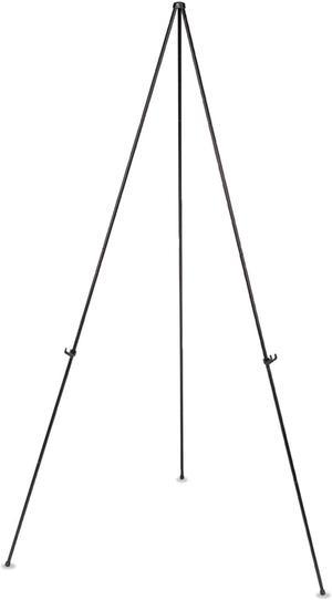 MyOfficeInnovations Tripod Display Easel 49 Black Aluminum (28070) 1843011