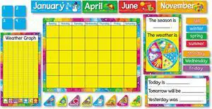 Trend Year Around Calendar Bulletin Board Set 22" x 17" T8096