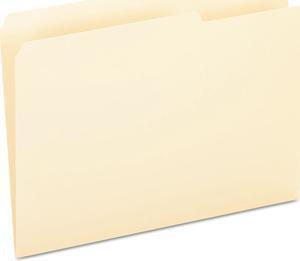 Pendaflex Essentials File Folders 1/3 Cut Third Position Top Tab Letter Manila 100/Box 752133