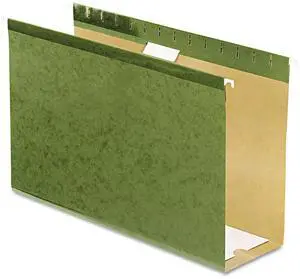 Pendaflex Reinforced 4" Extra Capacity Hanging Folders Legal Standard Green 25/Box 4153X4