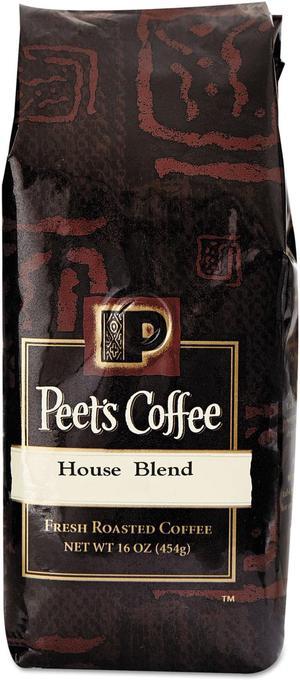 Peets Coffee  Tea Bulk Coffee House Blend Ground 1 lb Bag 501619