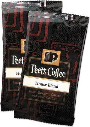 Peet's Coffee & Tea Coffee Portion Packs House Blend 2.5 oz Frack Pack 18/Box 504915