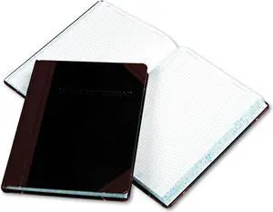 Boorum & Pease Laboratory Notebook Record Rule 10 3/8 x 8 1/8 White 300 Sheets