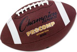 Champion Sports Official Size Pro Composition Football - 11.50" - Official