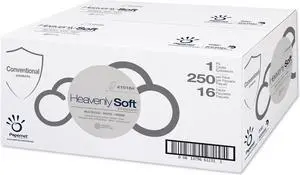 Papernet Heavenly Soft Paper Towel 4 1/2" x 9 1/2" White 16 Packs/Carton 410164