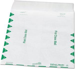 Survivor Tyvek USPS First Class Mailer 9 1/2 x 12 1/2 White 100/Box R1530