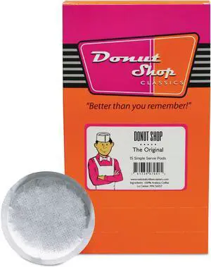 NATIONAL COFFEE ROASTERS Donut Shop Coffee Pods Medium Roast 15/Box 599961590