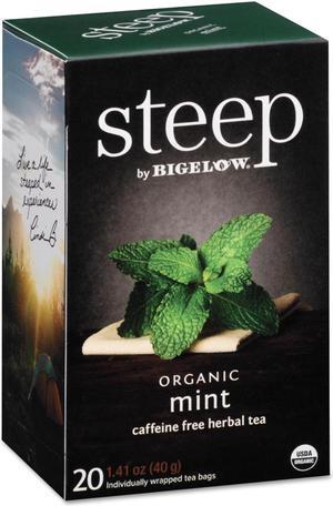 steep Tea, Mint, 1.41 oz Tea Bag, 20/Box 17709