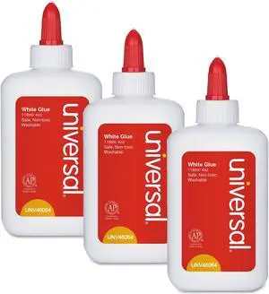Universal Washable White Glue 4 oz Dries Clear 46064