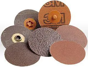 3M 7000000388 Quick-Change Sanding Disc, TR, 2 in Dia, Aluminum Oxide, P120
