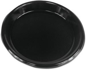 Boardwalk BWKPLHIPS10BL Hi-Impact Plastic Dinnerware, Plate