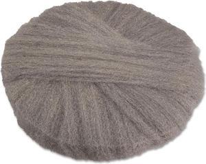 GMT Radial Steel Wool Pads Grade 2 (Coarse): Stripping/Scrubbing 20" Gray 120202