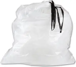 Inteplast Group Draw-Tuff Institutional Draw-Tape Can Liners 12 gal 0.7 mil 28"