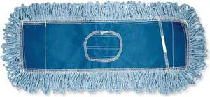 Boardwalk Dust Mop Head Cotton/Synthetic Blend 48" x 5" Blue 1148