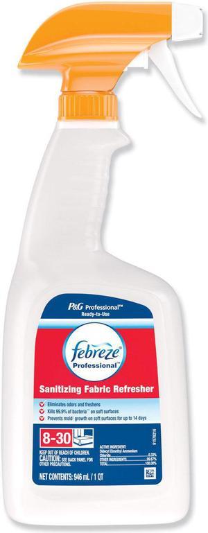 Febreze Professional Sanitizing Fabric Refresher, Light Scent, 32 oz Spray