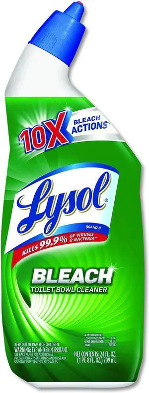 LYSOL Brand Disinfectant Toilet Bowl Cleaner with Bleach 24 oz 9/Carton 98014