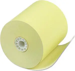 Iconex Direct Thermal Printing Thermal Paper Rolls 3.13" x 230 ft Canary