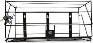 Boardwalk Locking Rack for 3 Liter PDC Cleaner Bottles 1 Shelf 24wx10dx12h Black