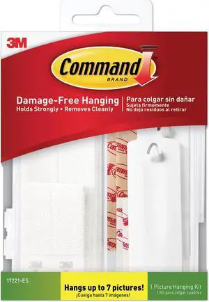 Command Picture Hanging Kit, Assorted Sizes, 24 Pieces/Pack 17221ES