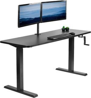 VIVO Black 63 x 32 inch Universal Table Top for Height Adjustable Standing Desk Frames (DESK-TOP1B)