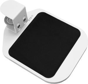 vivo Black Universal Wooden Adjustable Arm Rest Mouse Pad with Security Straps