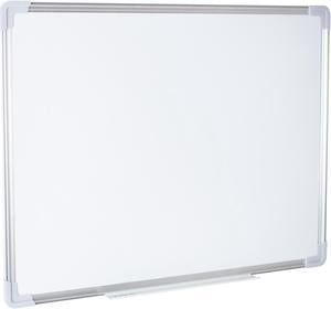 Magnetic White Board 24 x 18 Dry Erase Board Wall Hanging Whiteboard with 3  Dry Erase Pens, 1 Dry Eraser, 6 Magnets, 2' x 1.5' Message Scoreboard for