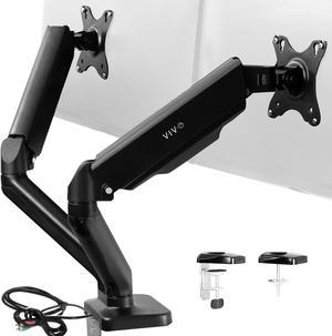 VIVO Height Adjustable VESA Adapter for Single 13 to 27 inch Monitor,  Accessory Bracket Kit for Individual Screen, Black, Stand-VAD3