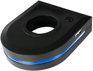 VIVO Pole-Mounted RGB Stand Accessory with Dual USB-A Hub and Light Strip