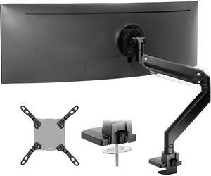 VIVO Heavy Duty Ultrawide Computer Monitor Arm for 57 inch Screens up to 59.4 lbs, Desk Mount TV and Monitor Stand, STAND-GT55
