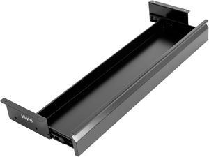 VIVO Black Space Saving 33" Pull Out Under Desk Storage Drawer without Shell